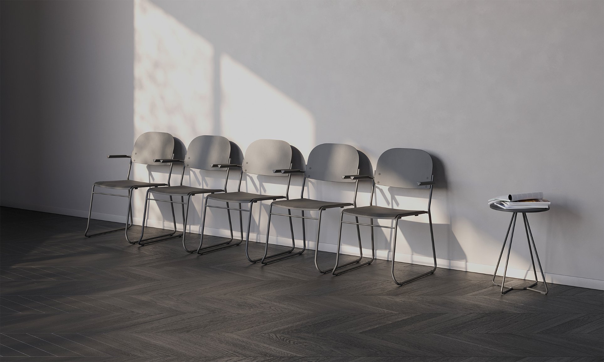 Apmekletāju krēsli Vesta New interjerā