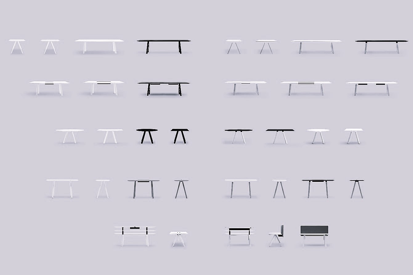 CityOffice_Arki_Table_Konferencu_Galdi_Modeli